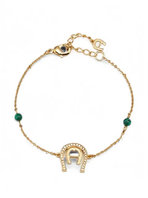 Aigner Kids logo crystal-embellished bracelet