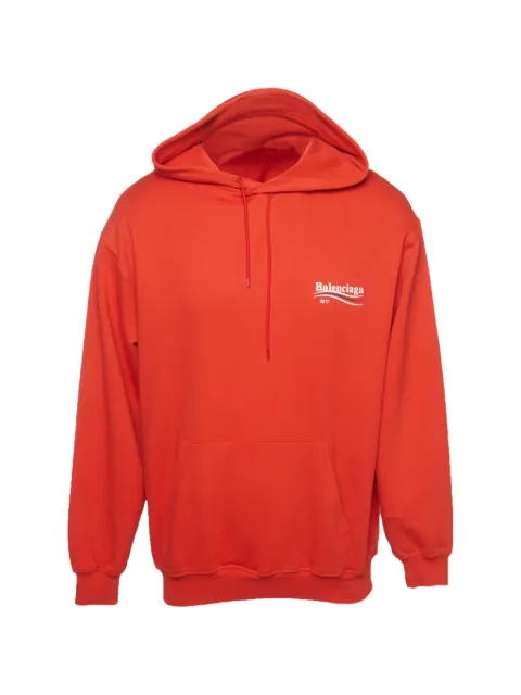 Balenciaga Pre-Owned 2017 Political Campaign logo-print hoodie