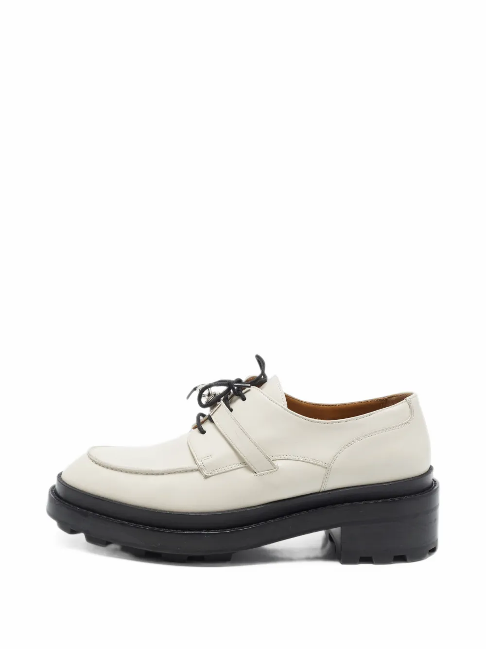 Hermès Pre-Owned First leather derby shoes - White