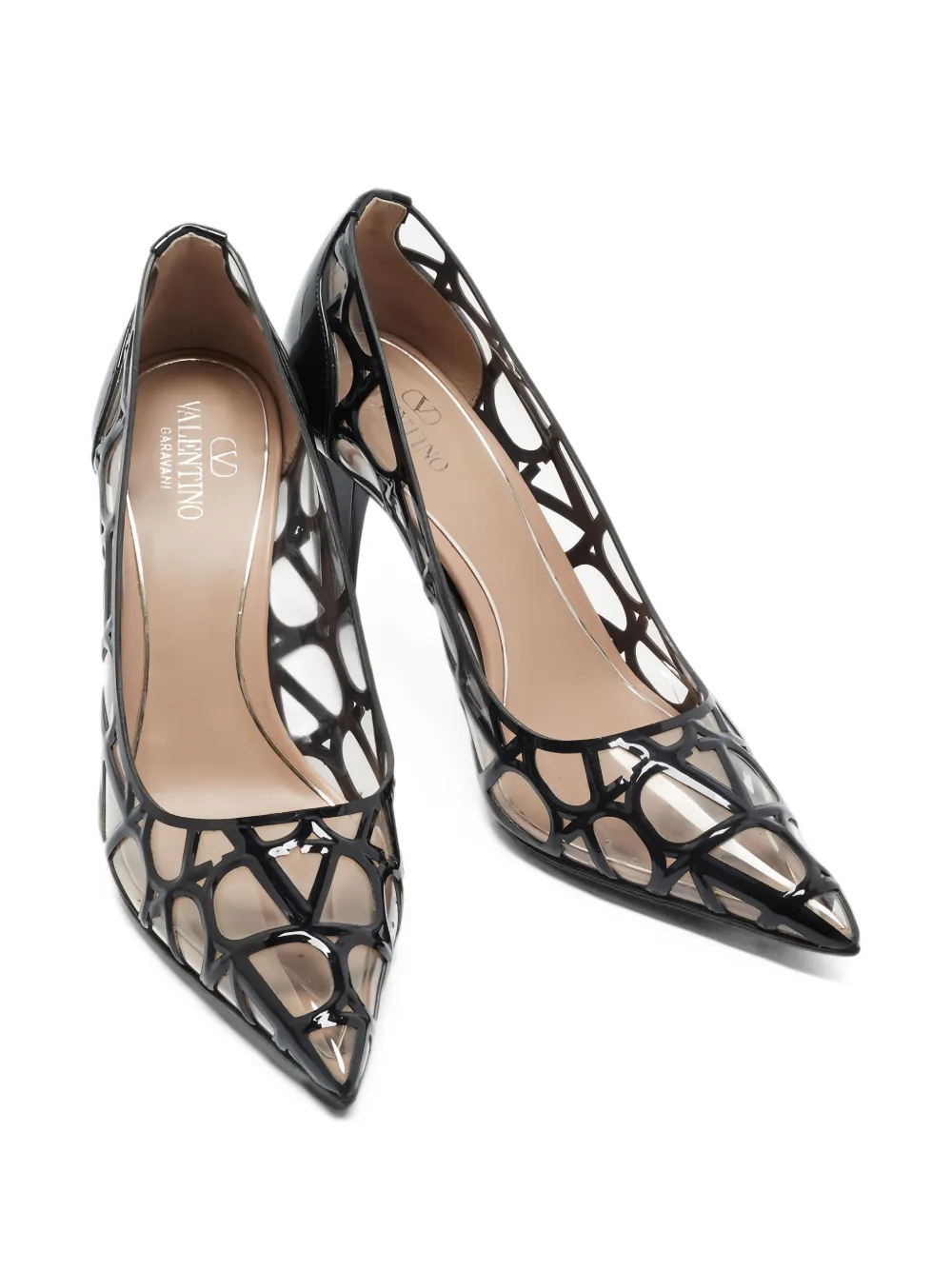 Valentino Garavani Pre-Owned Iconographe cut-out pumps - Nero