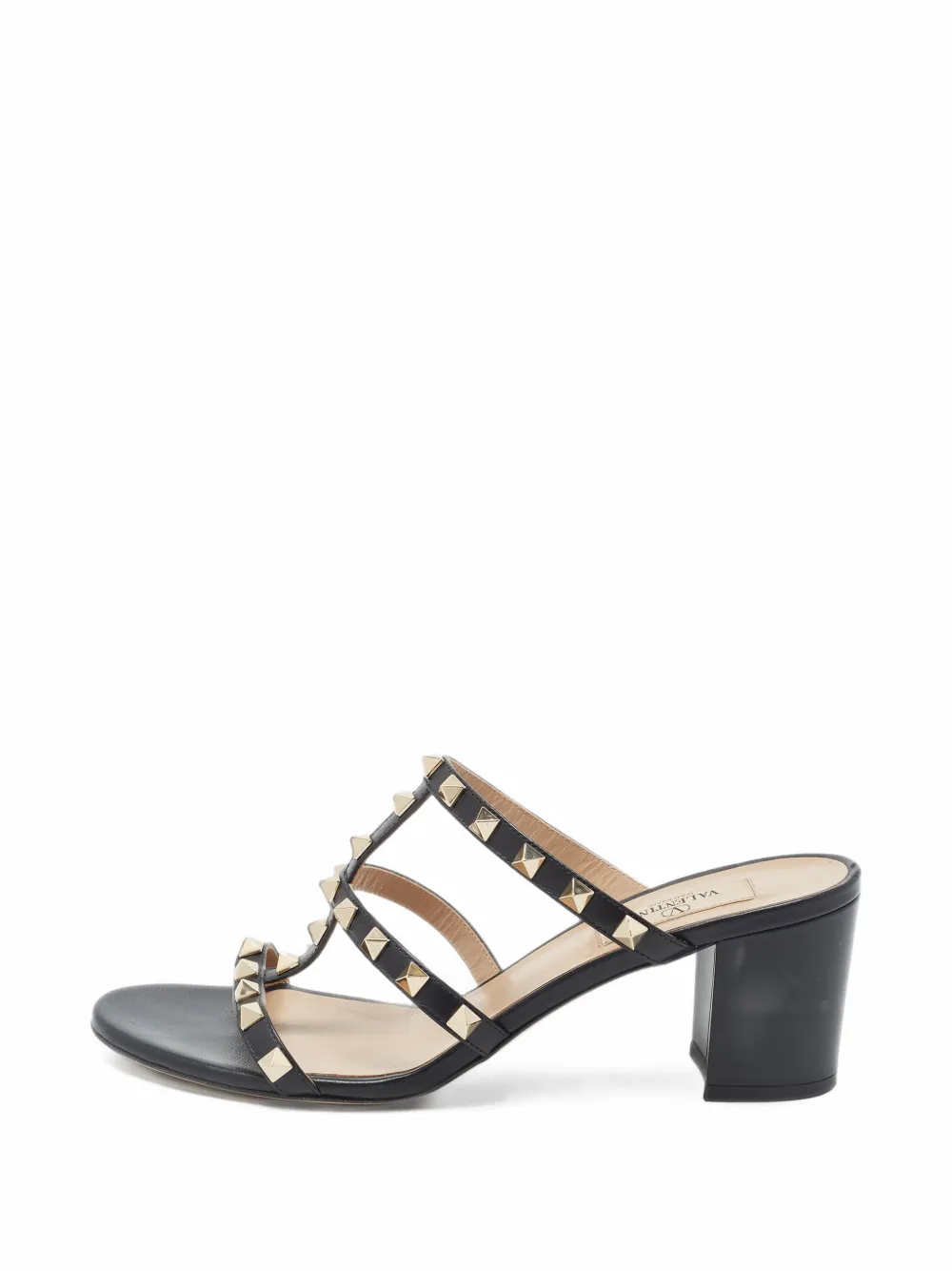 Valentino Garavani Pre-Owned Rockstud leather sandals - Nero