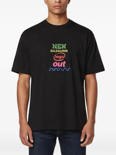 Balenciaga Pre-Owned 2017 printed crew-neck t-shirt