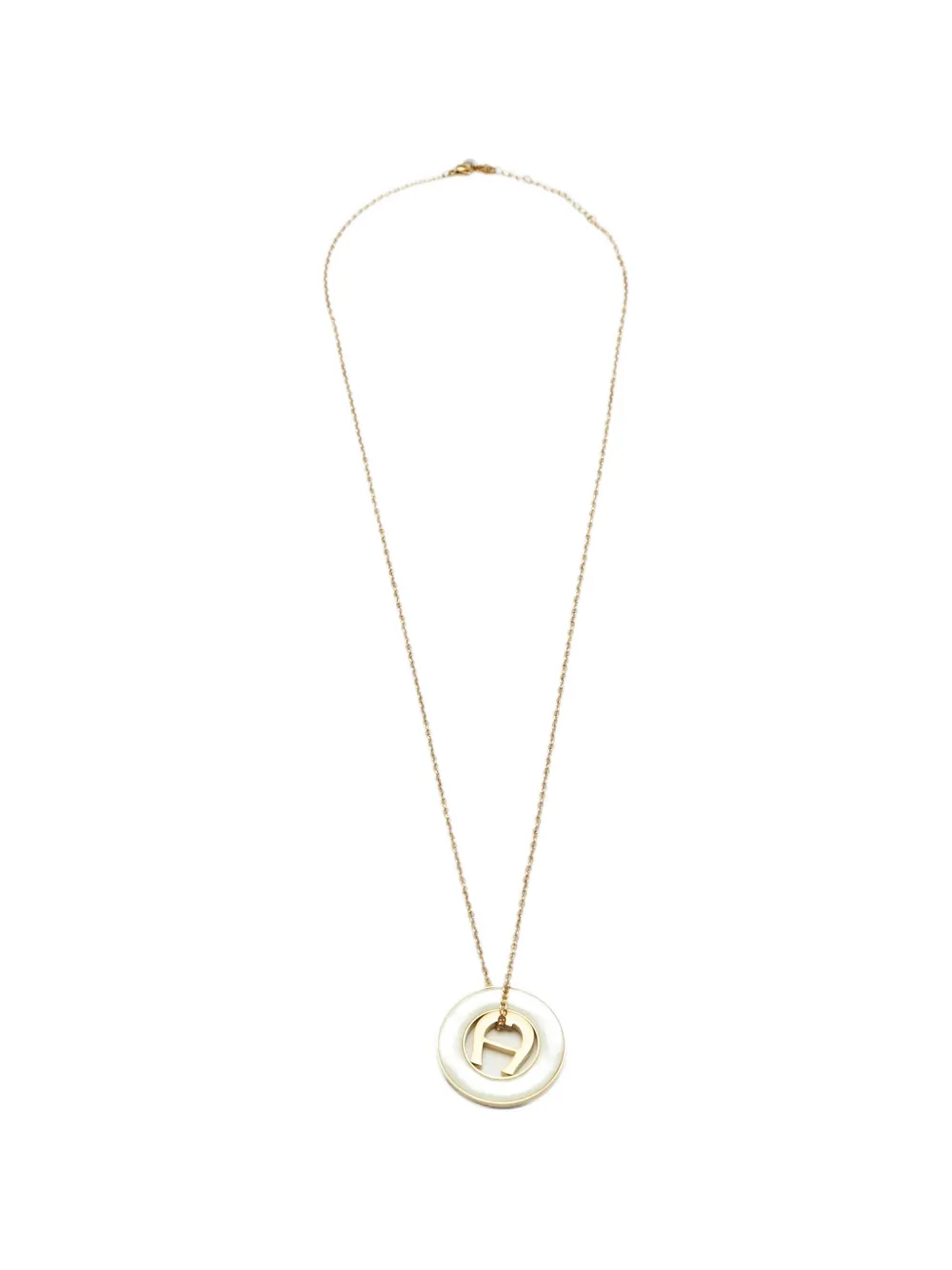 Aigner Kids Collana in madreperla con logo - Oro