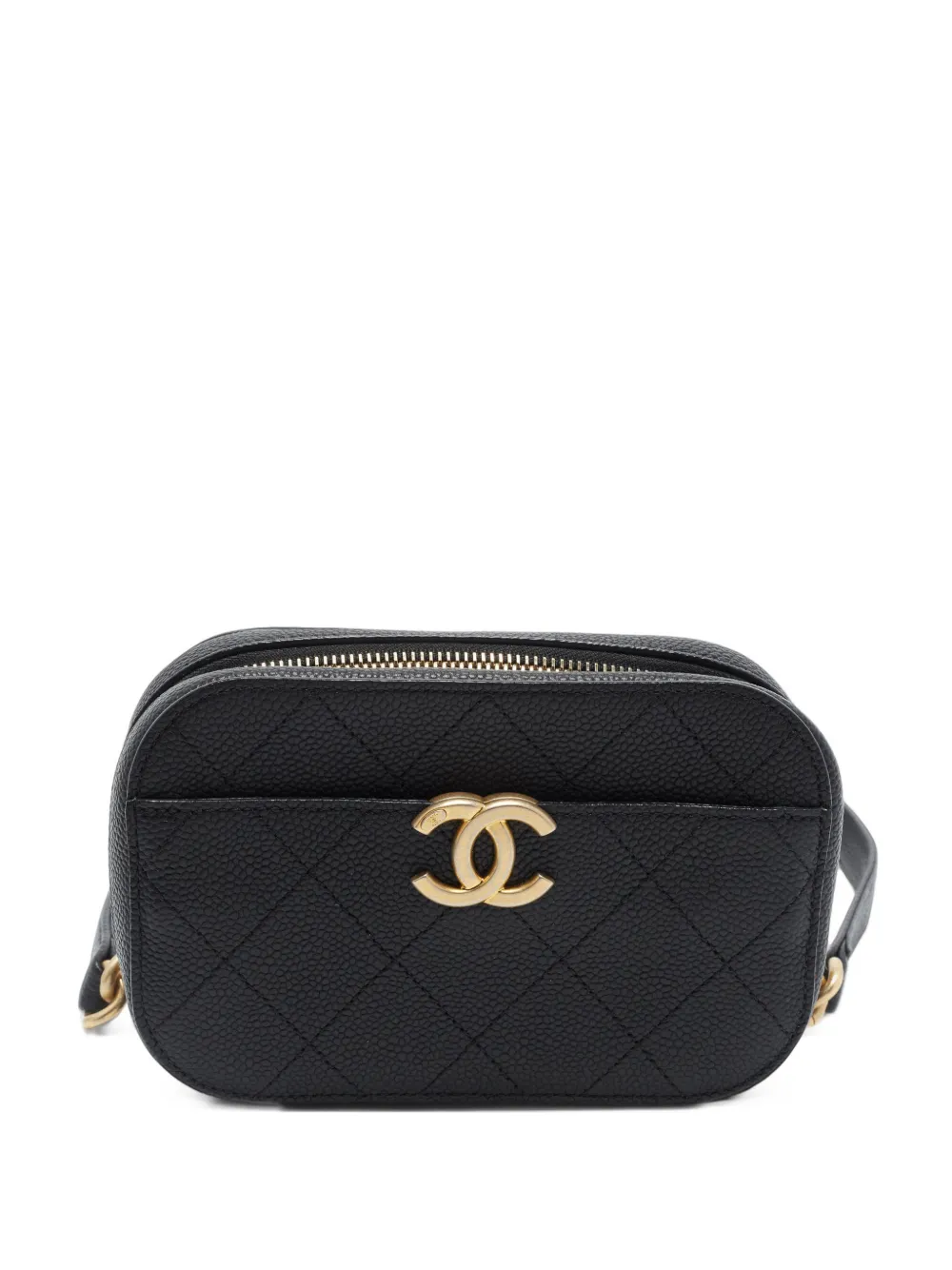 CHANEL Pre-Owned 2018-2019 Chic Affinity quilted belt bag - Black