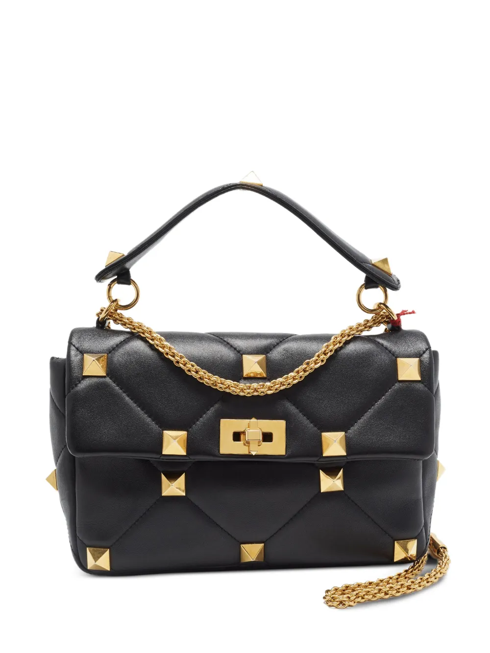 Valentino Garavani Pre-Owned Borsa a mano Roman Stud trapuntata - Nero