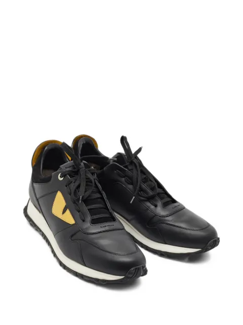 Fendi Pre-Owned Monster Eyes lace-up sneakers