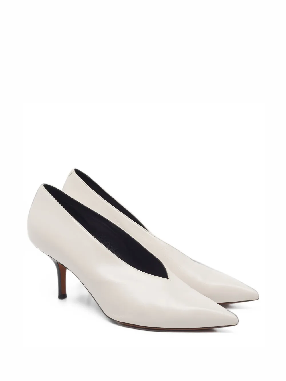Celine Pre-Owned V-cut pointed-toe pumps - Neutrals