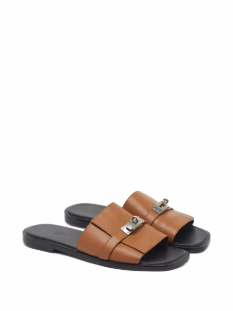 Hermès Pre-Owned Gabriel turn-lock slides