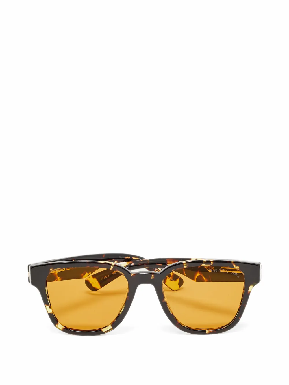 Prada Pre-Owned tortoiseshell square-frame sunglasses - Marrone