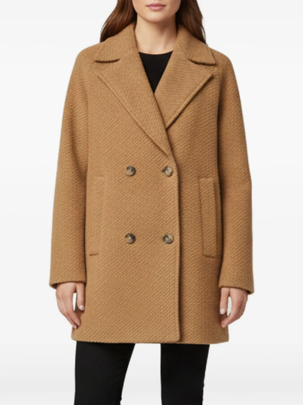 Max Mara double-breasted coat - Toni neutri