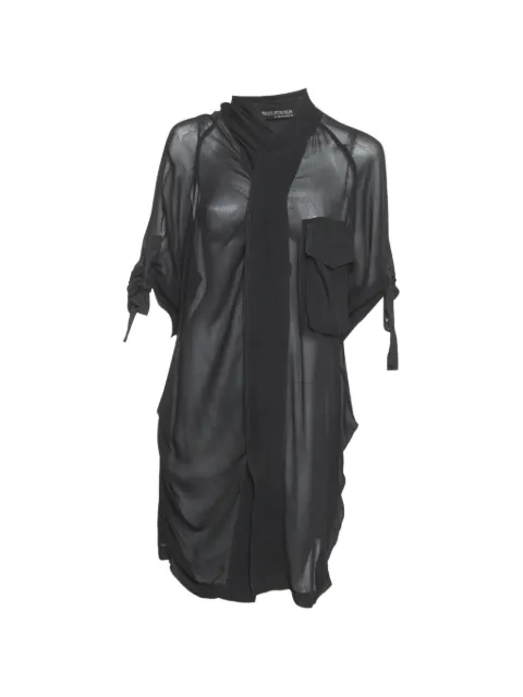 AllSaints semi-gennemsigtig kjole