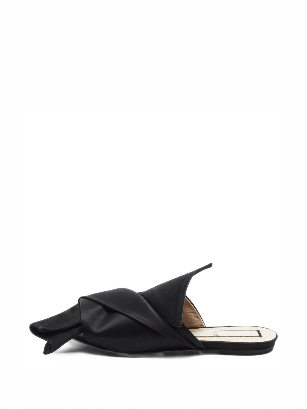 Nº21 Knot open-toe sandals - Noir Nº21 Knot open-toe sandals - Noir