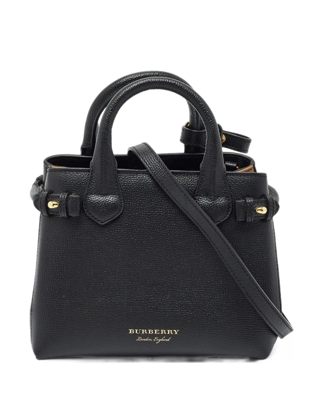 Burberry Pre-Owned Borsa tote Banner baby - Nero