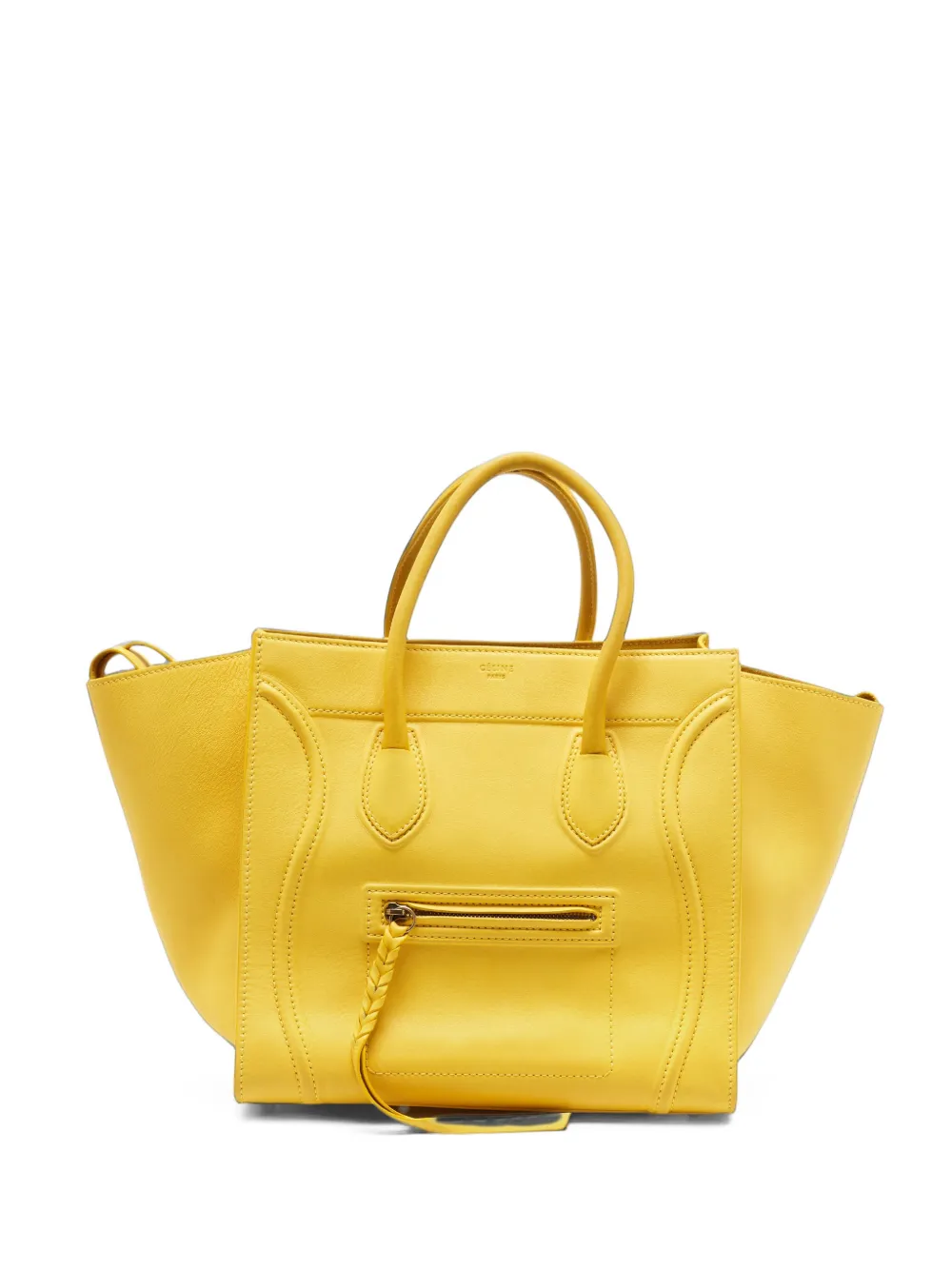 Celine Pre-Owned 2012 mini Luggage tote bag - Yellow