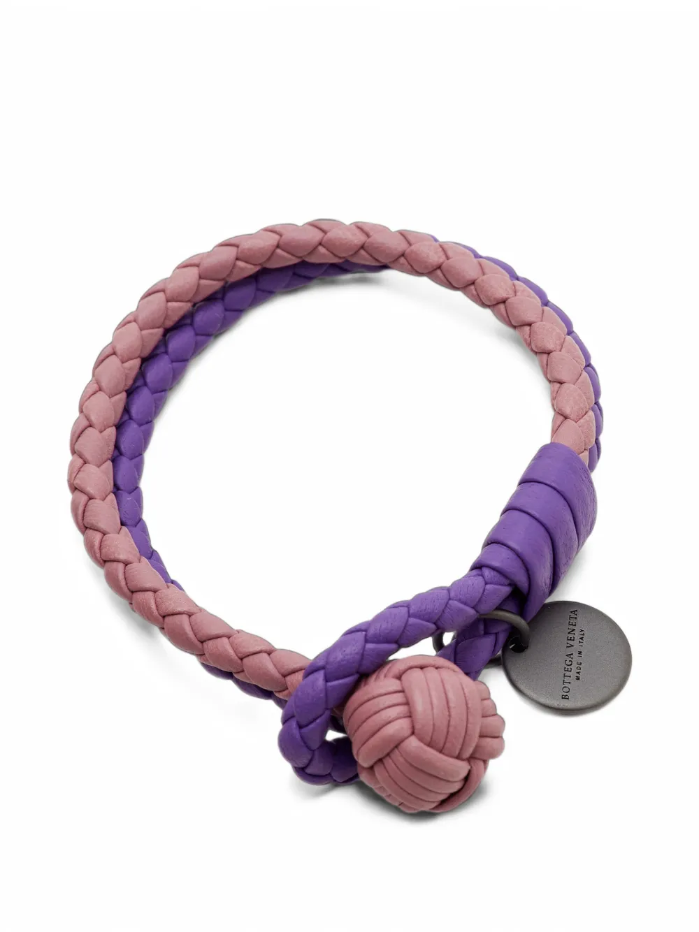 Bottega Veneta Pre-Owned knot-detail bracelet - Violet Bottega Veneta Pre-Owned knot-detail bracelet - Violet