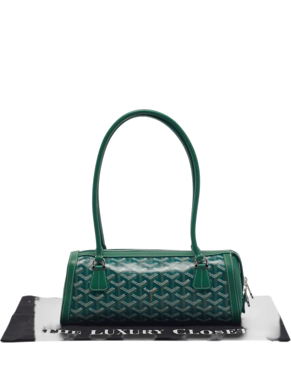 Goyard Pre-Owned Bonbonnière monogram-pattern shoulder bag - Green