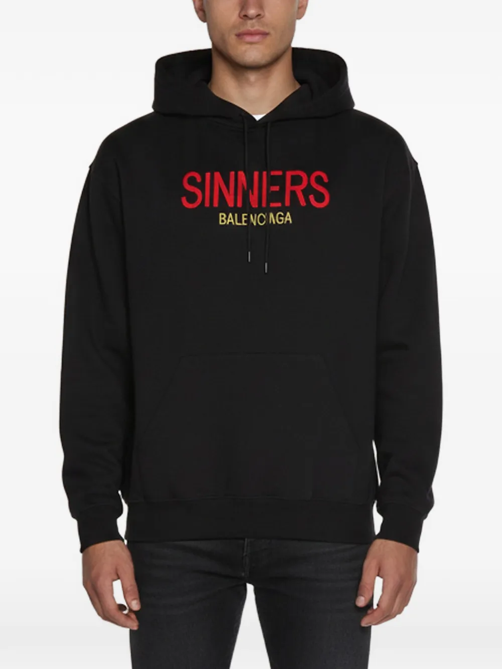 Balenciaga Pre-Owned Sinners embroidered hoodie - Black