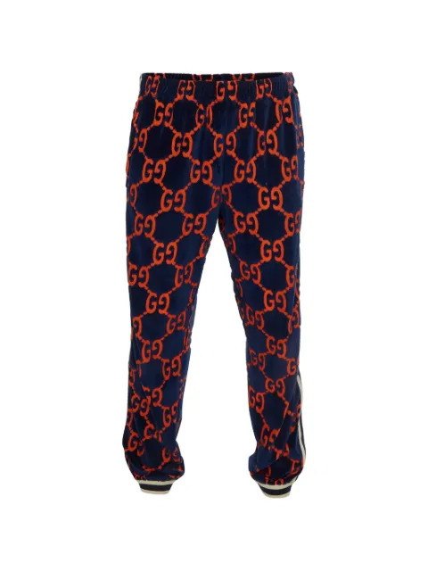 Gucci Pre-Owned GG Monogram velour track pants