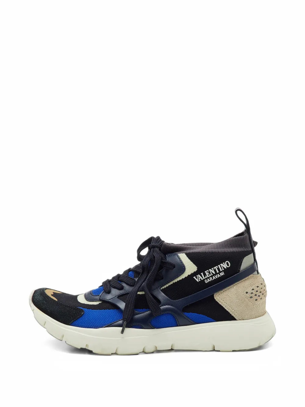 Valentino Garavani Pre-Owned Sound High knit sneakers - Nero