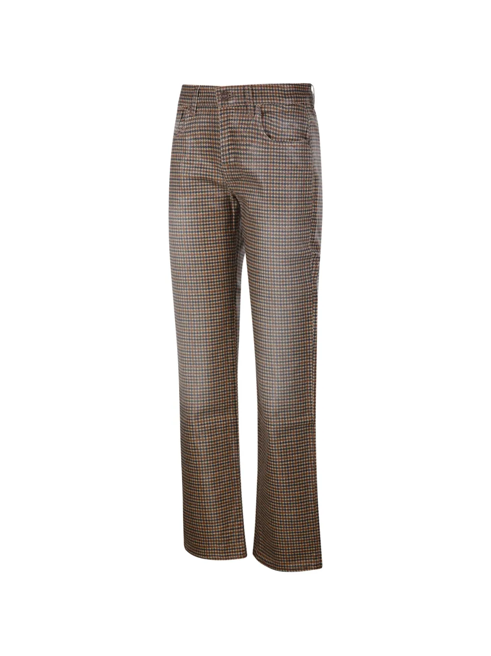 7 For All Mankind Calie houndstooth-pattern jeans Bruin