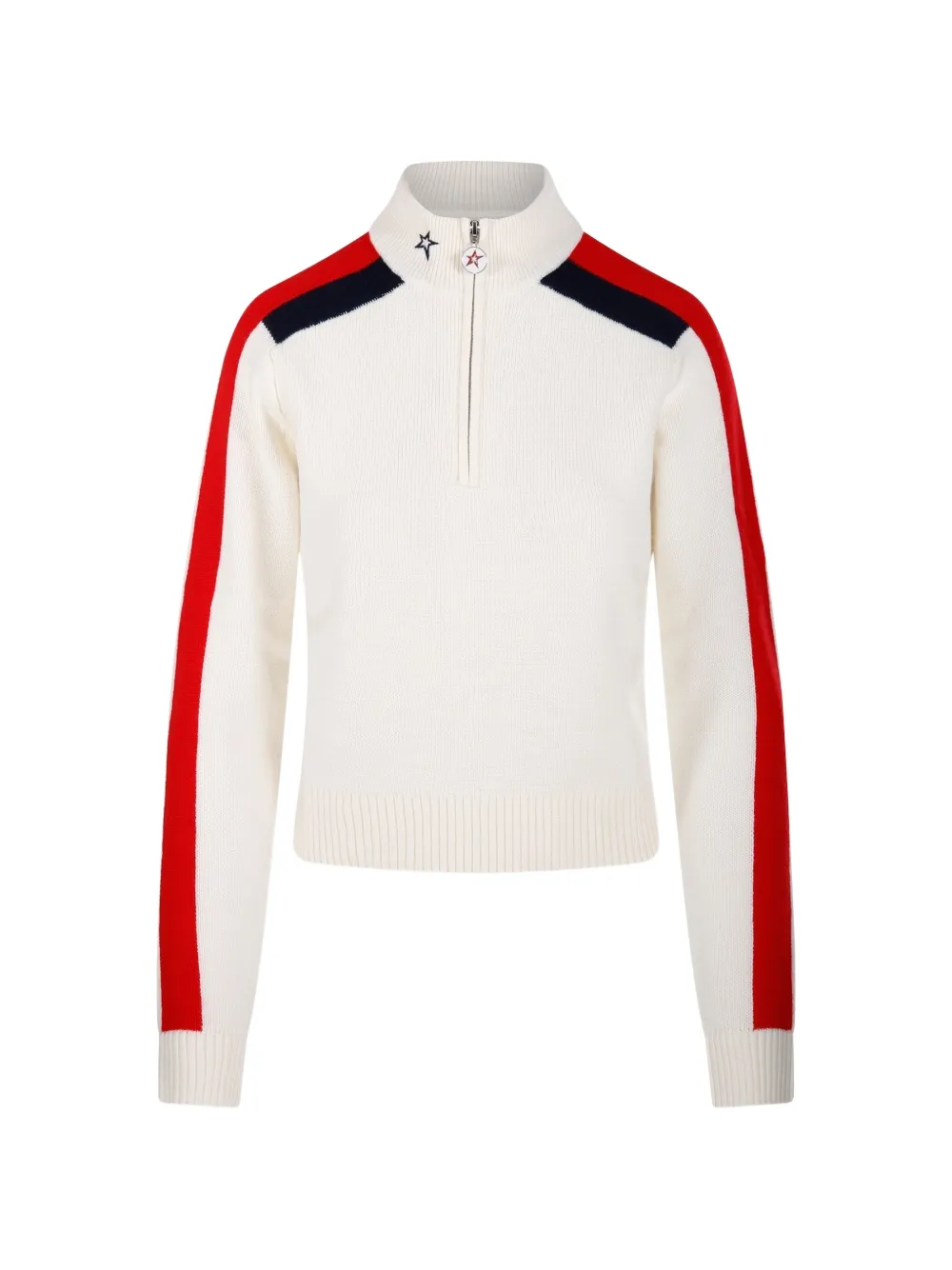 Perfect Moment La Tour merino wool 1 4 zip sweater Beige