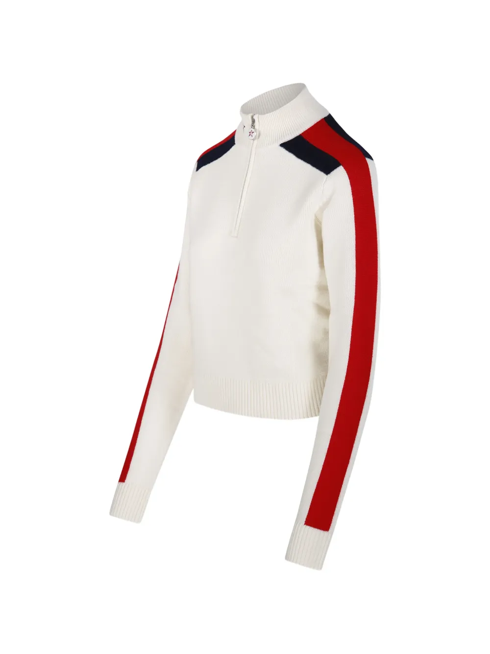 Perfect Moment La Tour merino wool 1 4 zip sweater Beige