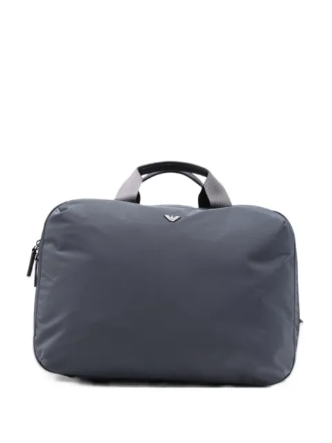 Emporio Armani logo-plaque backpack