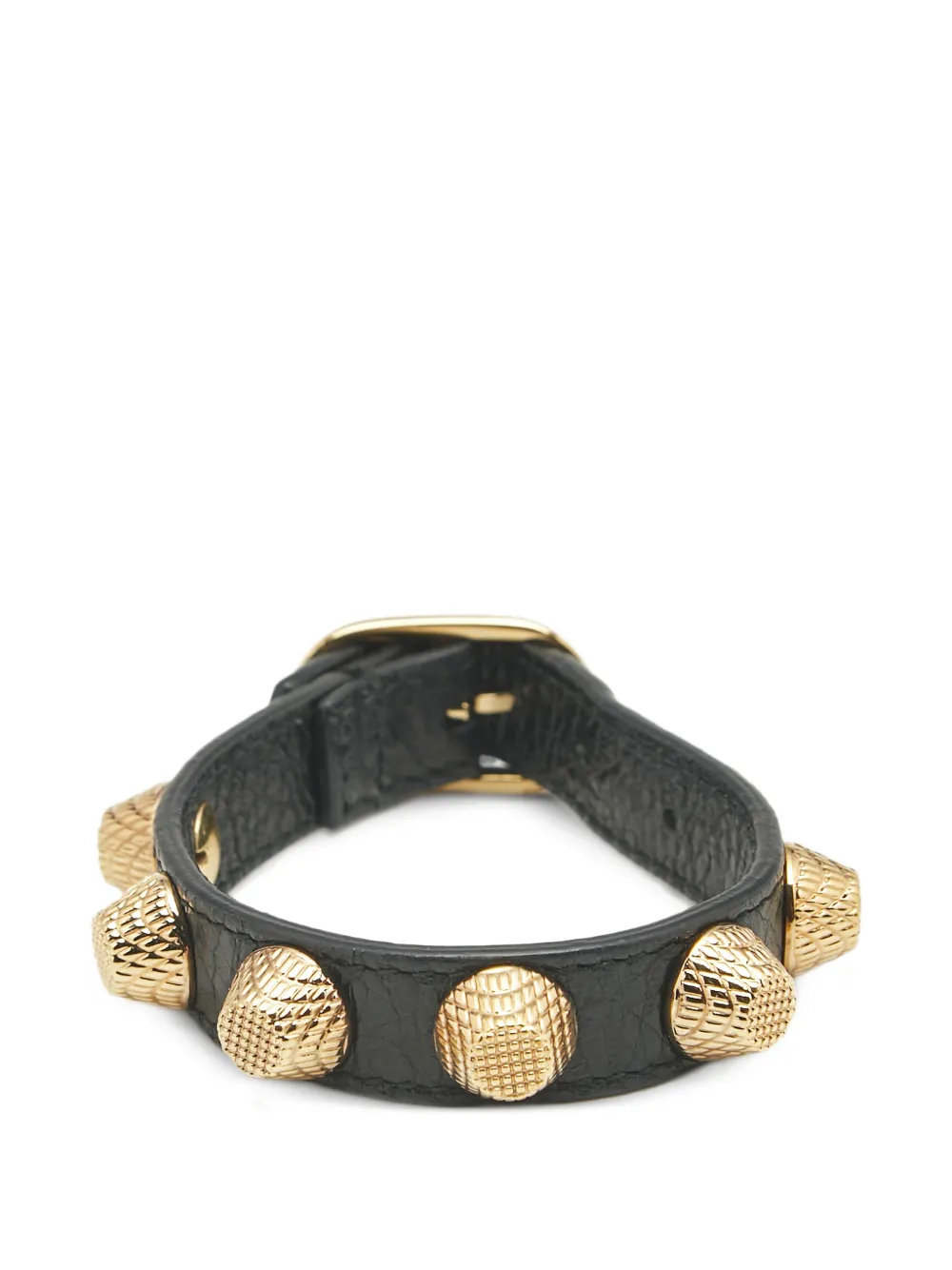 Balenciaga Pre-Owned studded buckle bracelet - Nero