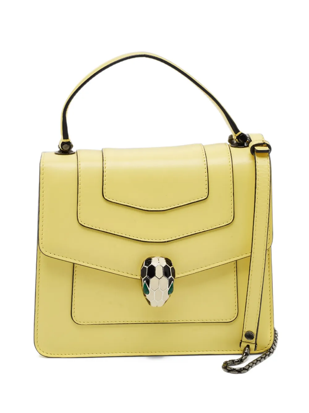 Bvlgari Pre-Owned Serpenti Forever top tote bag - Giallo