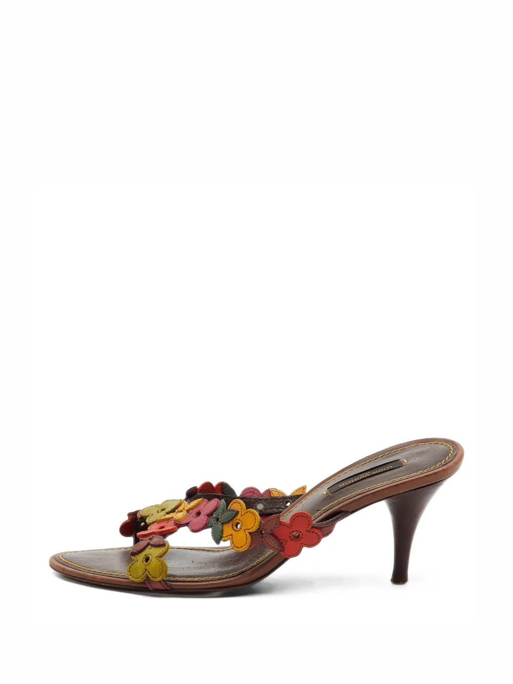 Louis Vuitton Pre-Owned Idylle Blossom floral sandals - Marron