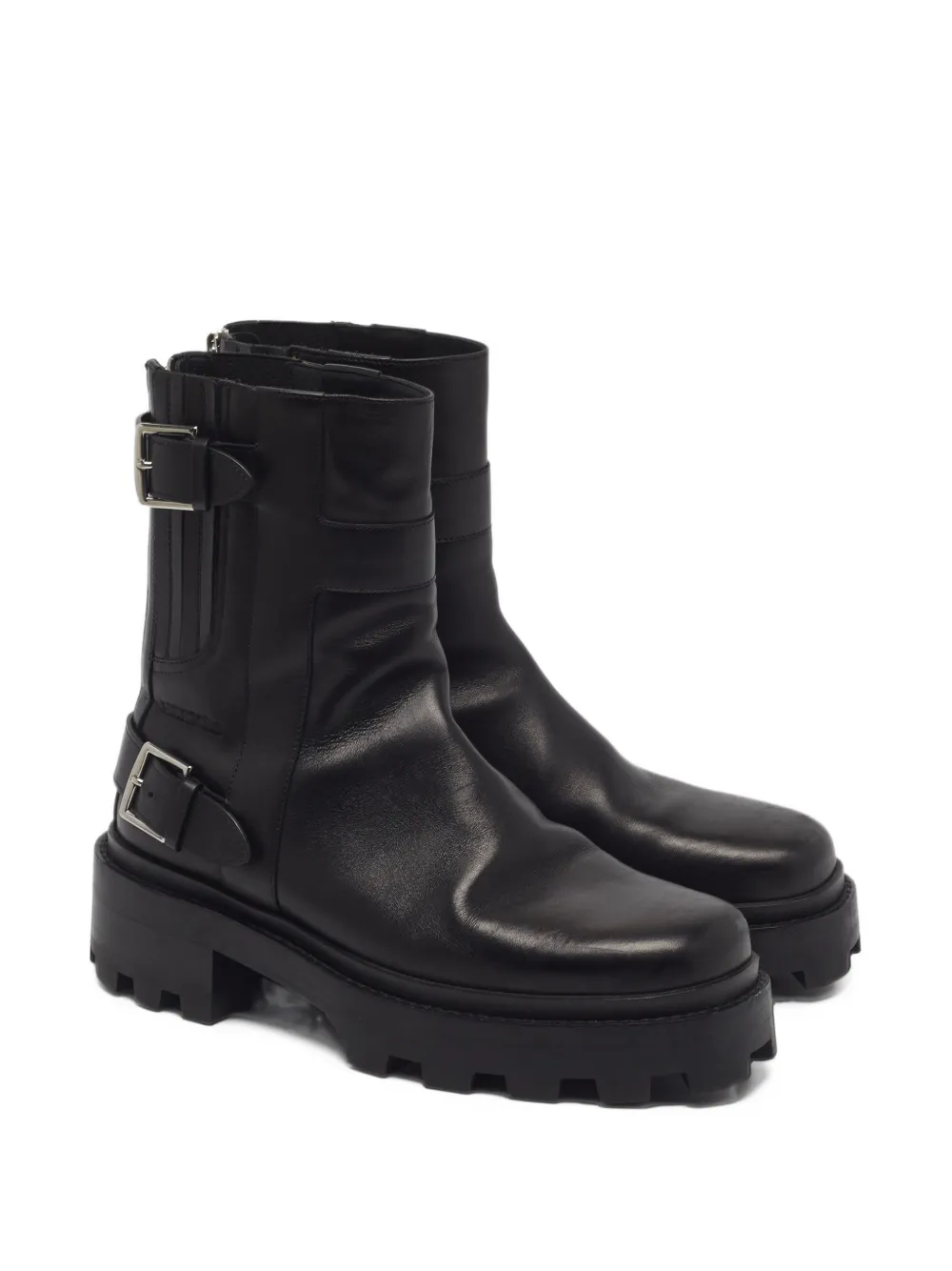 Hermès Pre-Owned Jaimy leather ankle boots - Black