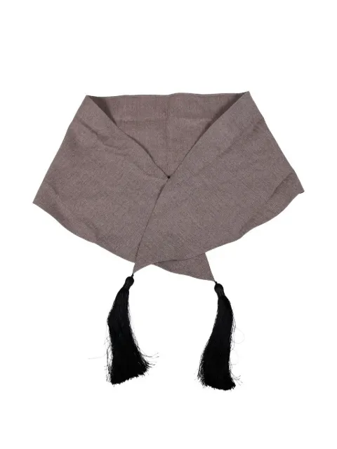The Erose tassel-detail wool scarf