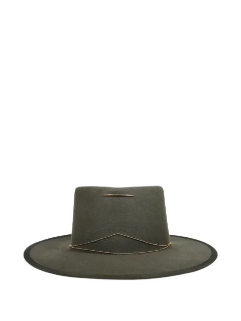 Van Palma Anna chain-embellished hat