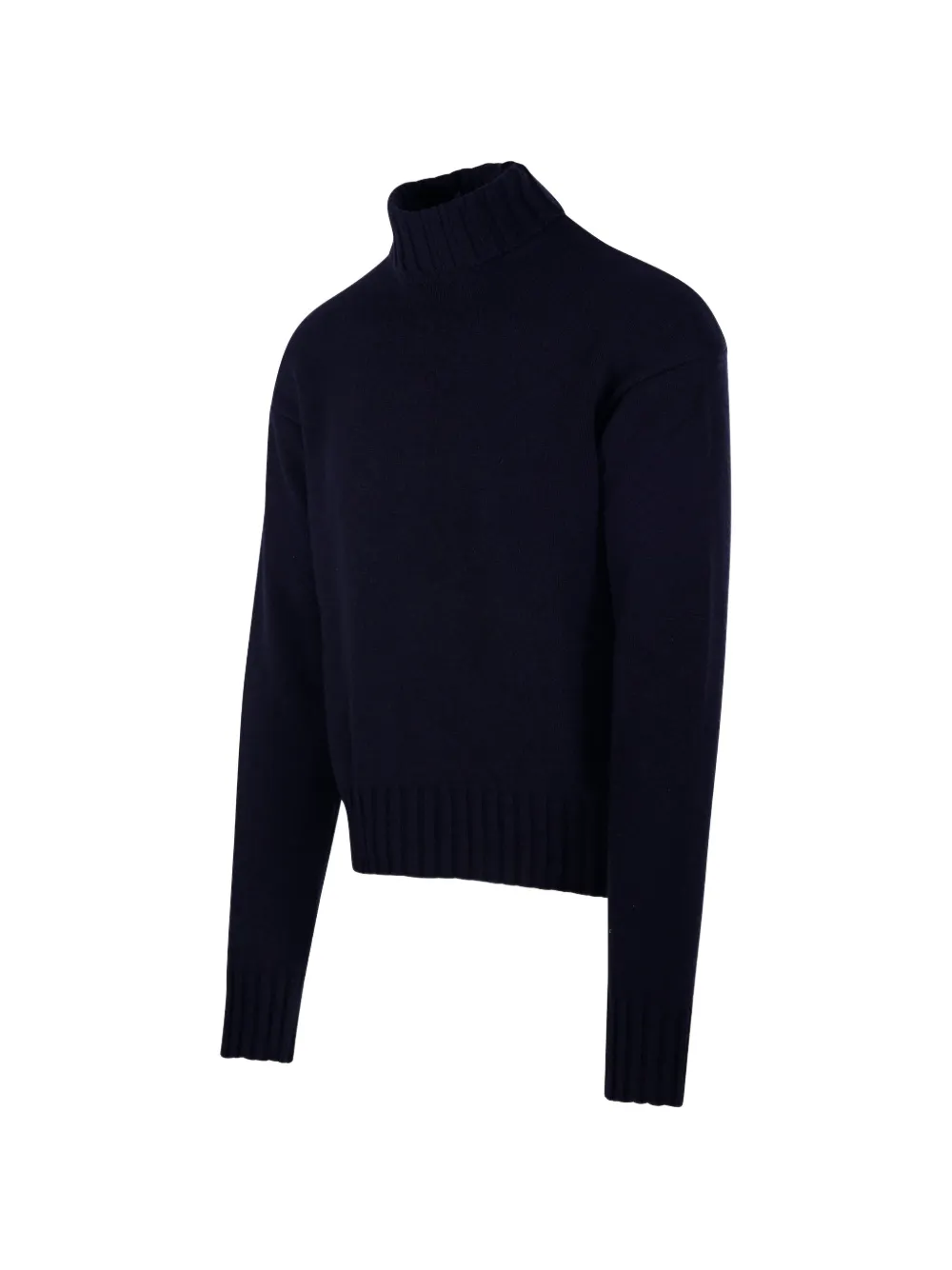 Costumein roll-neck ribbed-trim sweater Blauw