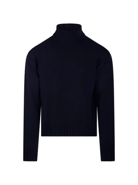 Costumein roll-neck ribbed-trim sweater