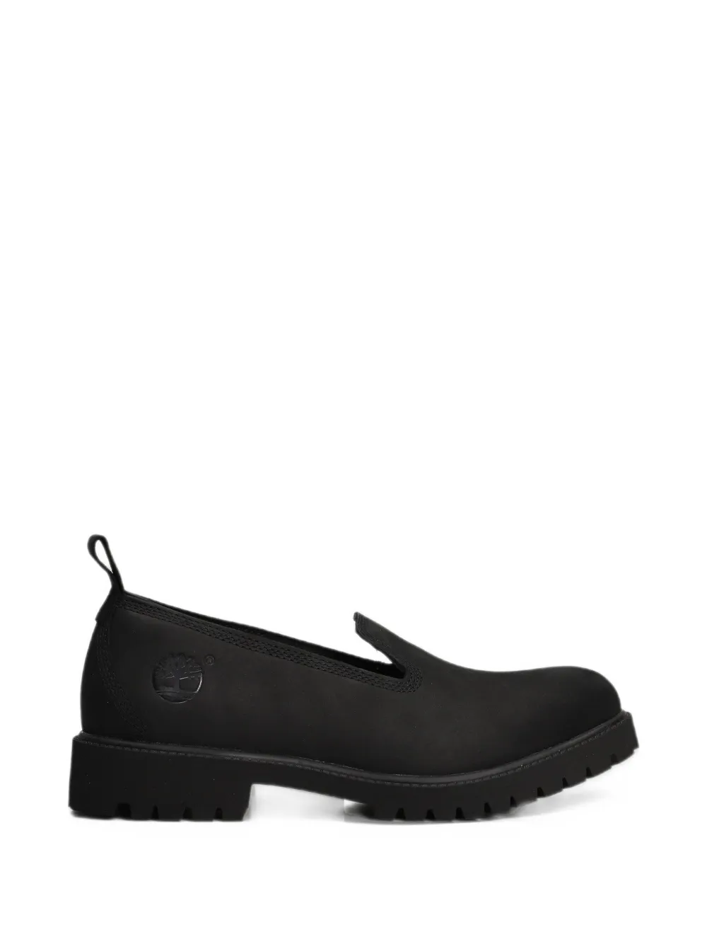 Timberland x Telfar logo-debossed lug-sole loafers - Nero