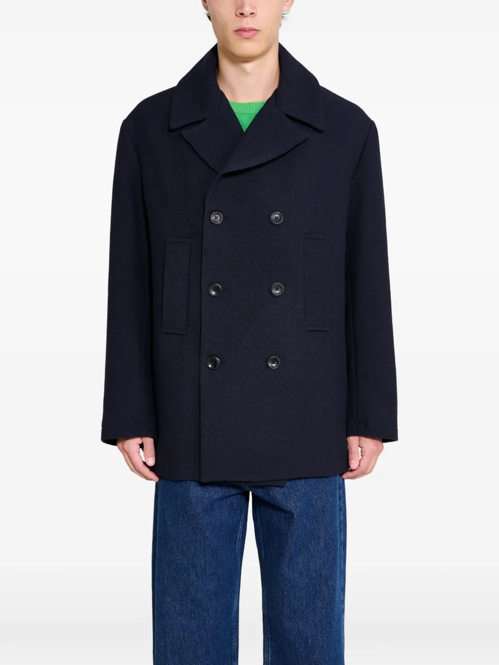 Jeanerica Turner double-breasted peacoat - Blu