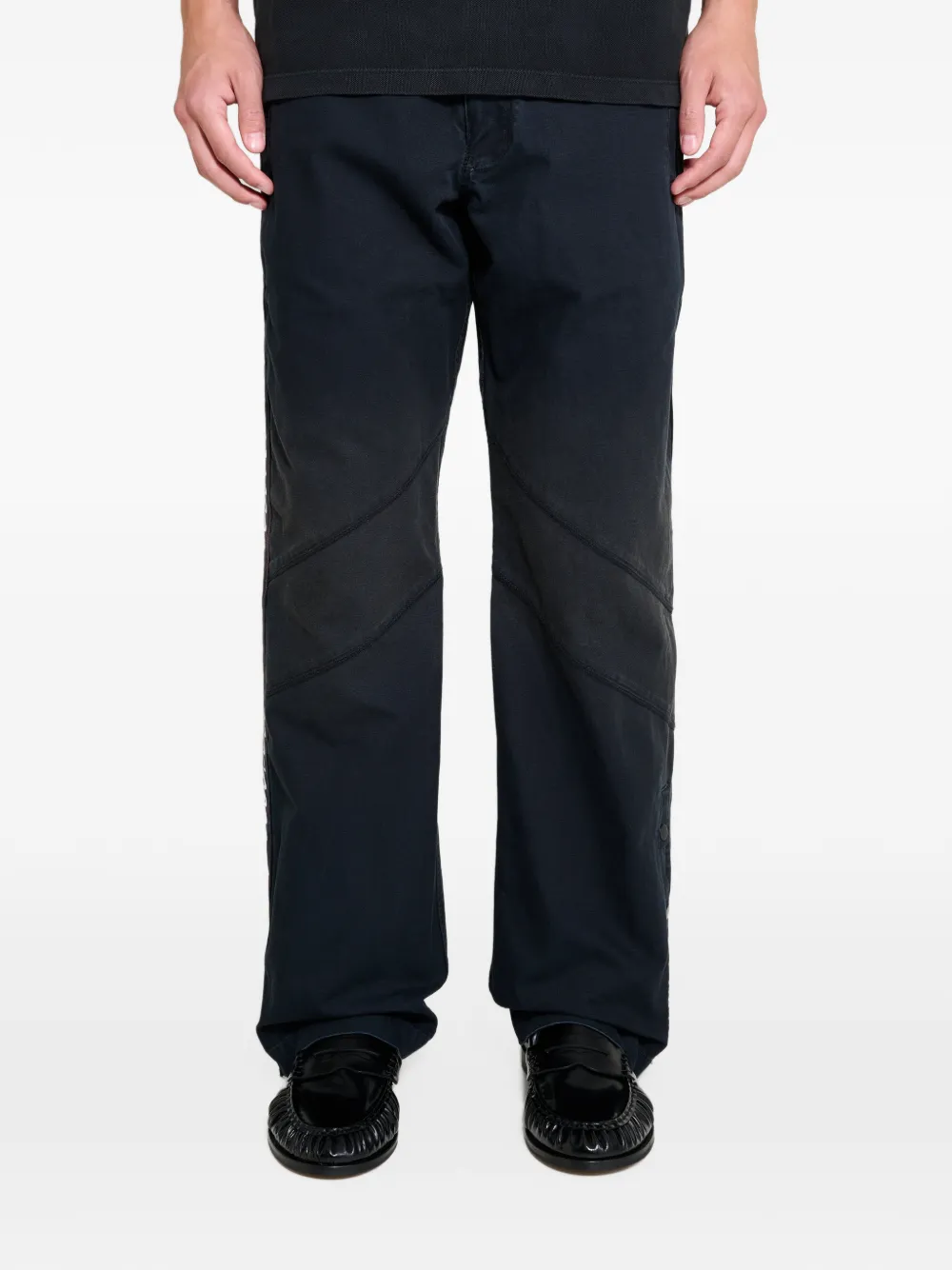 Jordan x Nomarhythm panelled trousers Zwart