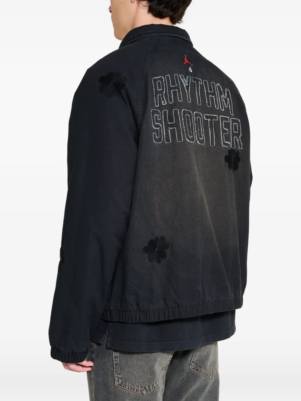 Jordan x Nomarhythm Textile bomber jacket Zwart