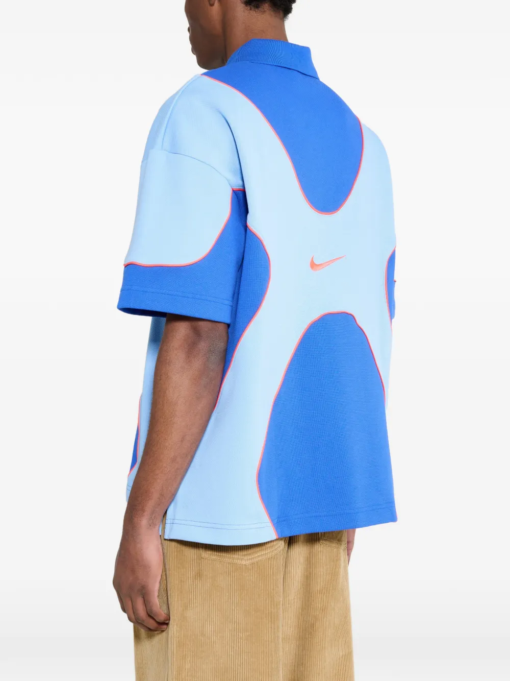 Jordan x Awake NY colour-block polo shirt Blauw