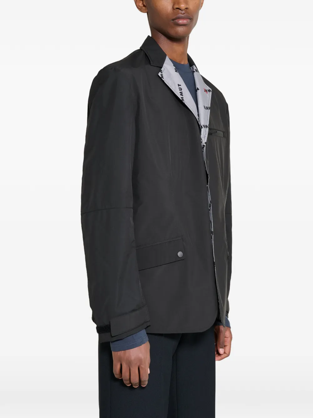 Mammut x Junya Watanabe blazer met gerimpelde textuur Zwart