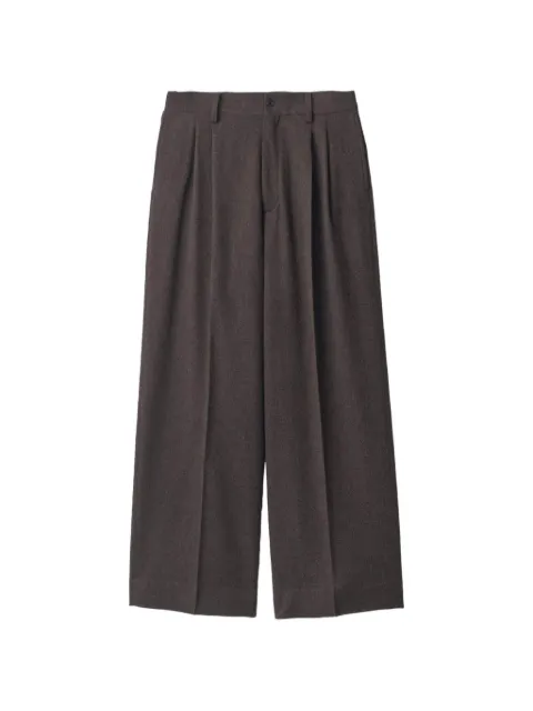 ssstein pleated wool trousers