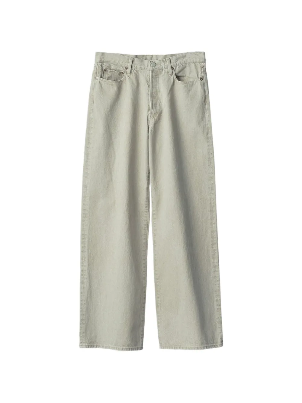 ssstein zip-up wide-leg jeans - Toni neutri