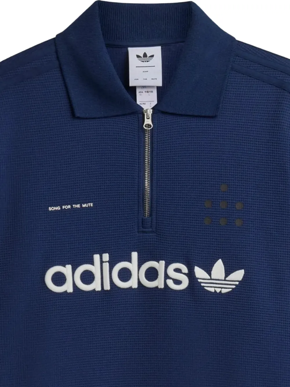 adidas Song for the Mute Adi008 long-sleeve polo shirt Blauw
