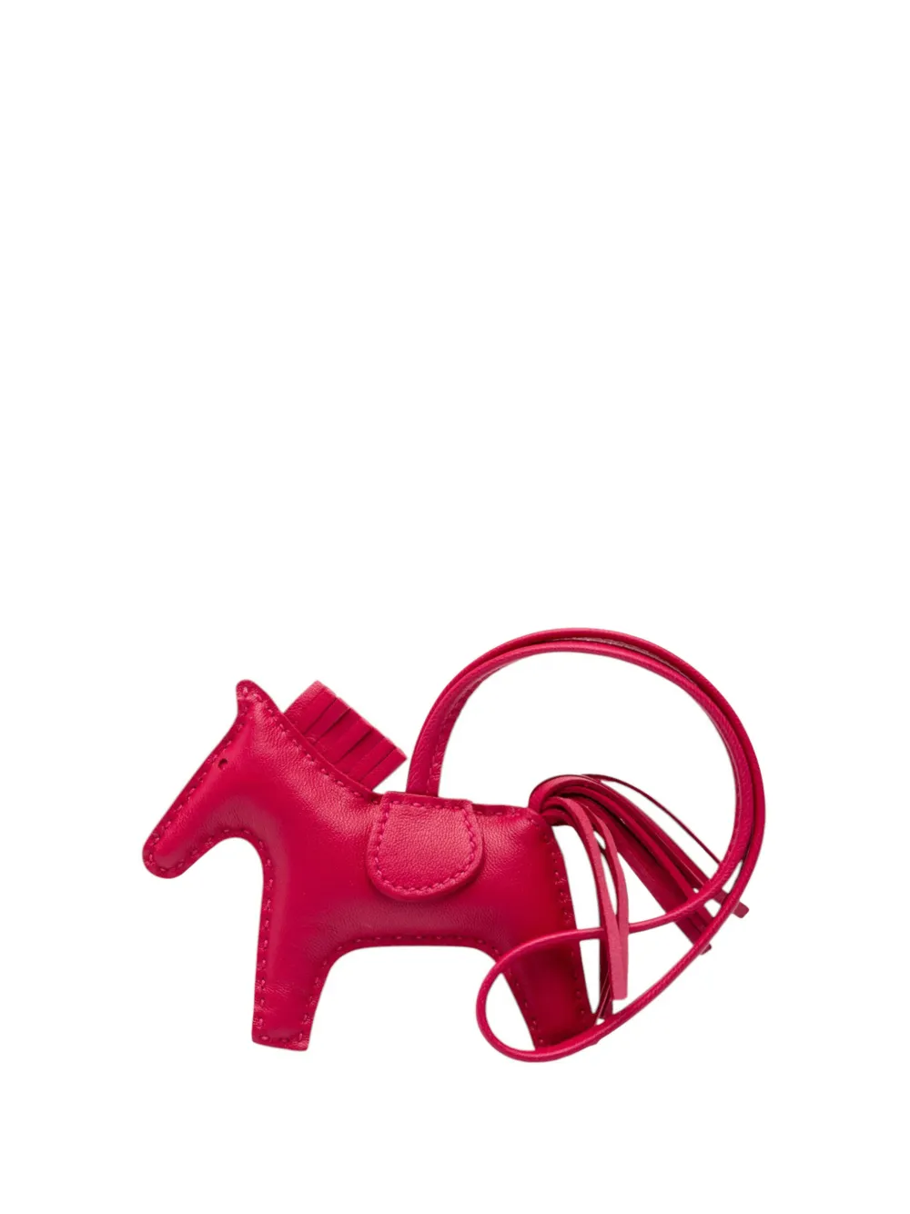 Hermès Pre-Owned 2020 Milo Lambskin GriGri Rodeo Bag Charm PM key chain - Rosa