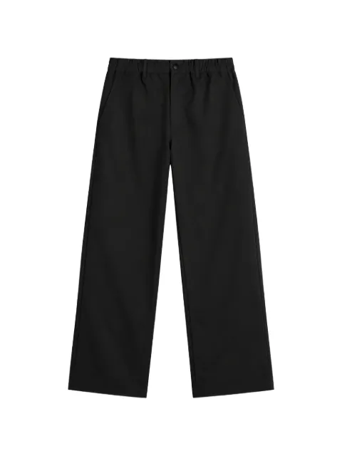 Goldwin elasticated straight-leg trousers