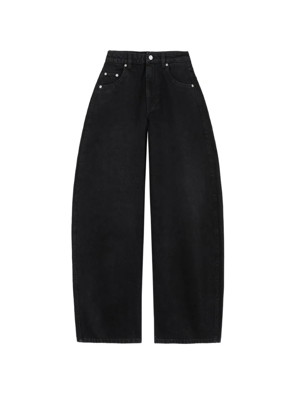 Séfr Jeans Soline a gamba barrel - Blu