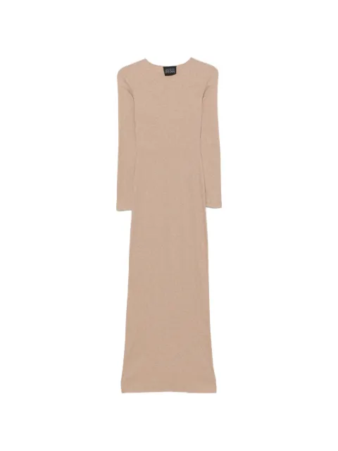 Giovanni Bedin ribbed-knit long-sleeve midi dress