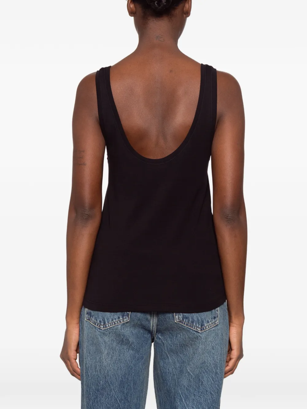 TOM FORD ribbed tank top Zwart