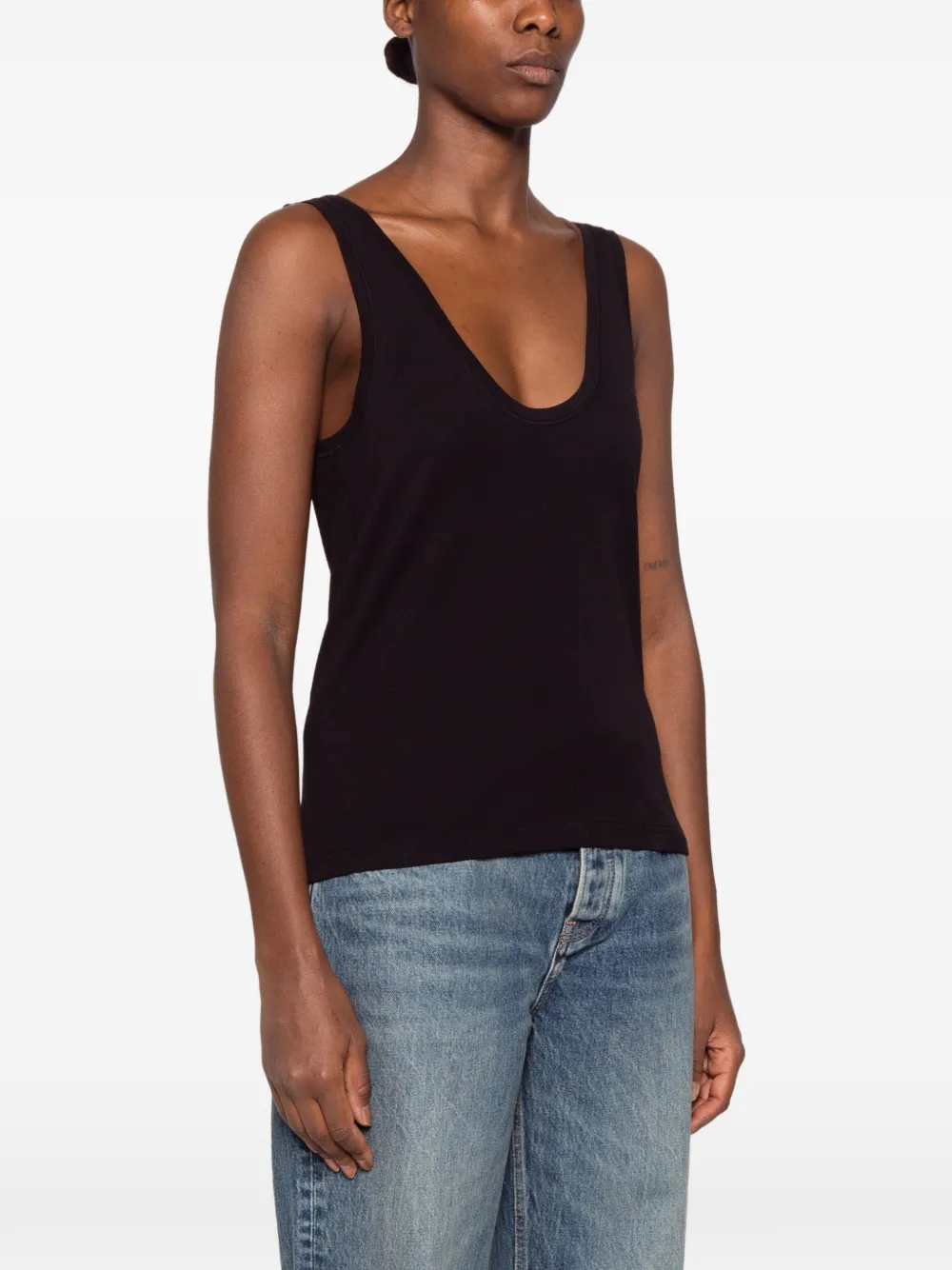 TOM FORD ribbed tank top - Nero